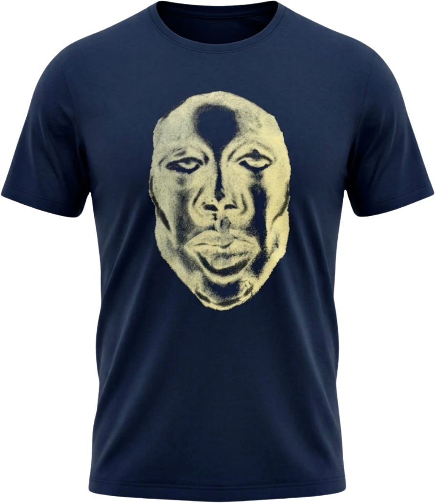 Peça 02: camiseta azul-marinho