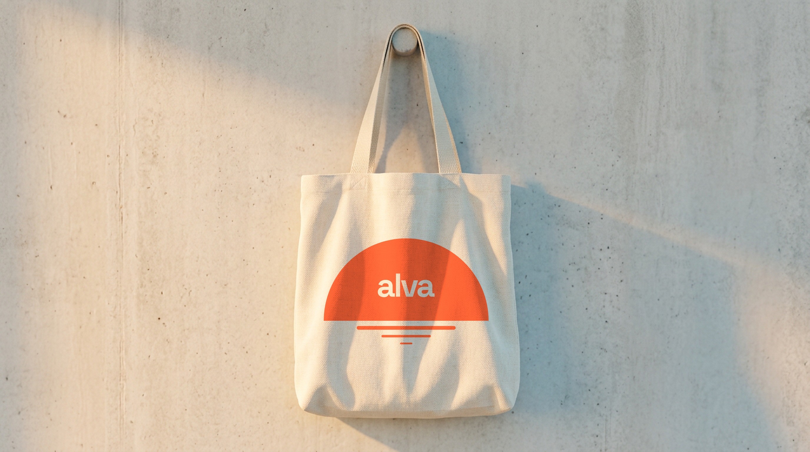 Ecobag com o símbolo do sol